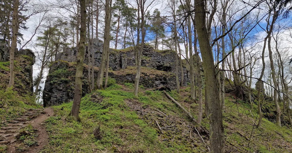 Ruins of Castle Skála, Czech Republic (Czechia)